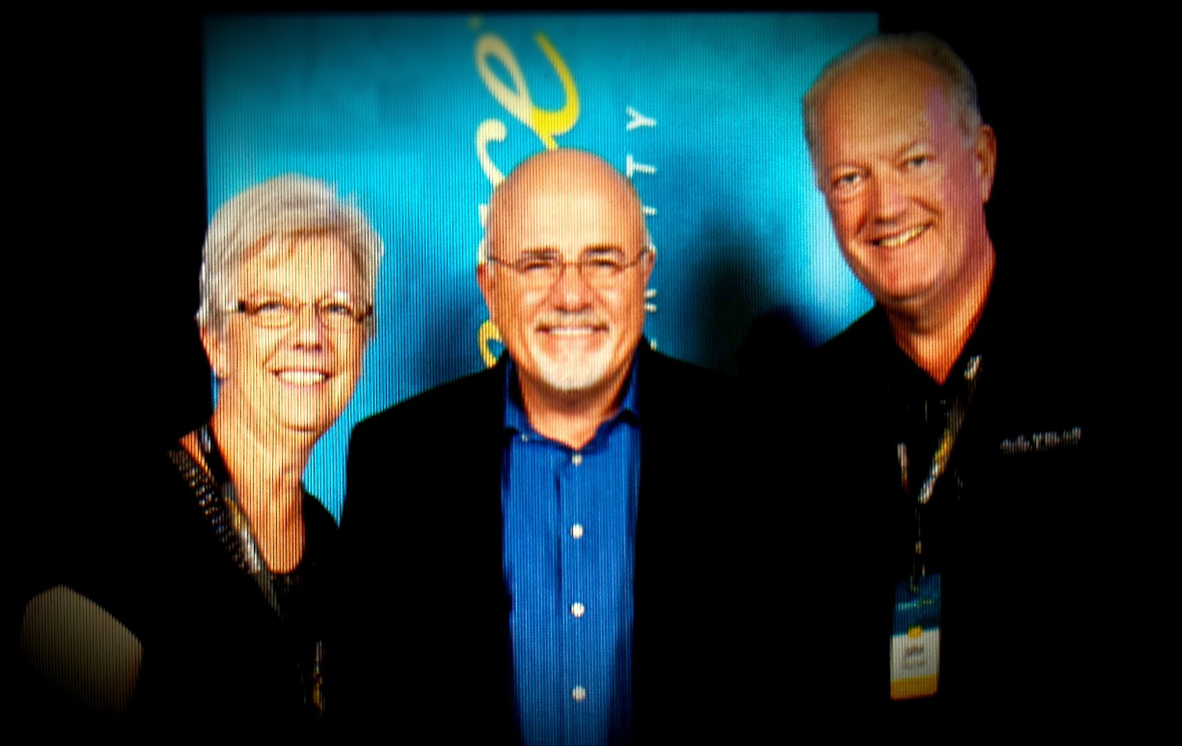 John and Carol with Dave Ramsey